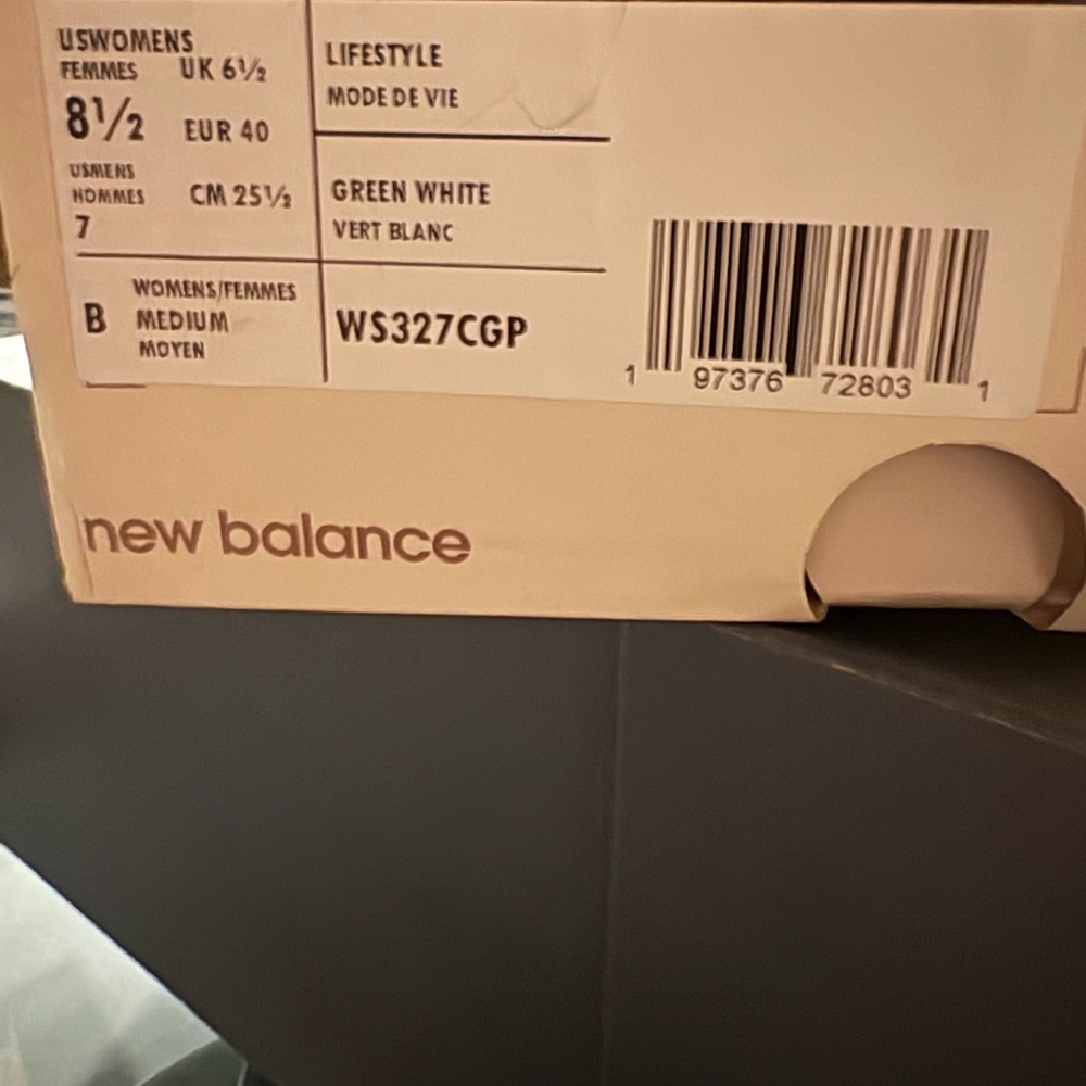New Balance WS327CGP in Green and White